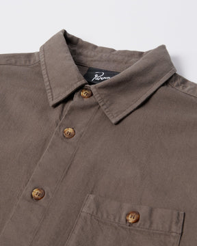 Crooked Face Short Sleeve Shirt in Brown