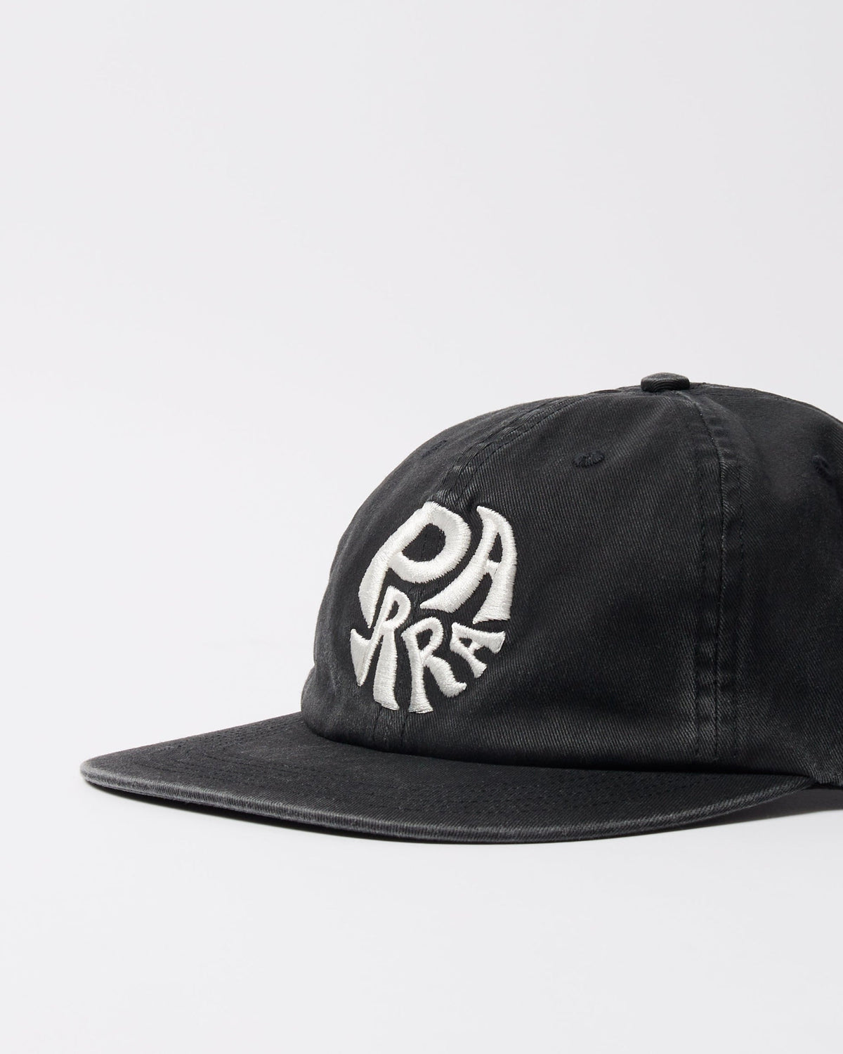 1976 Logo 6 Panel Hat in Black