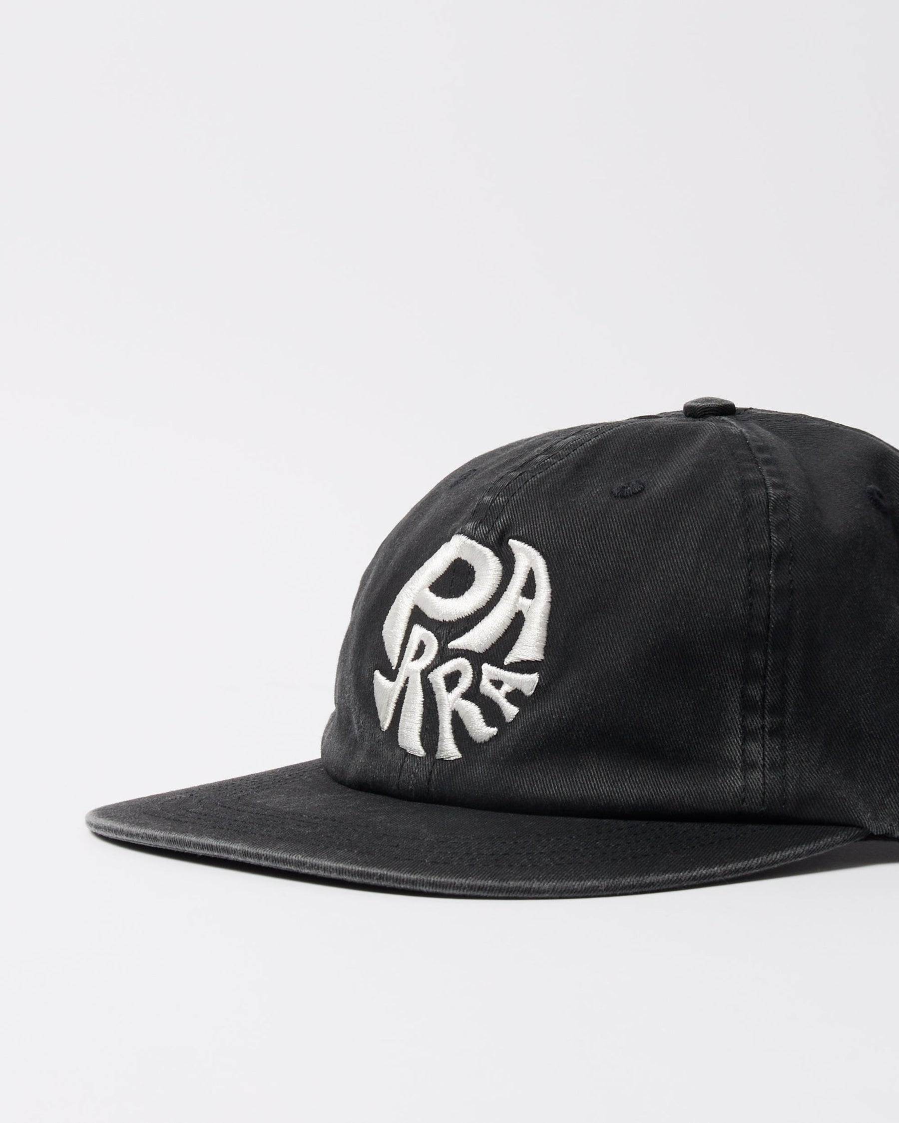 1976 Logo 6 Panel Hat in Black