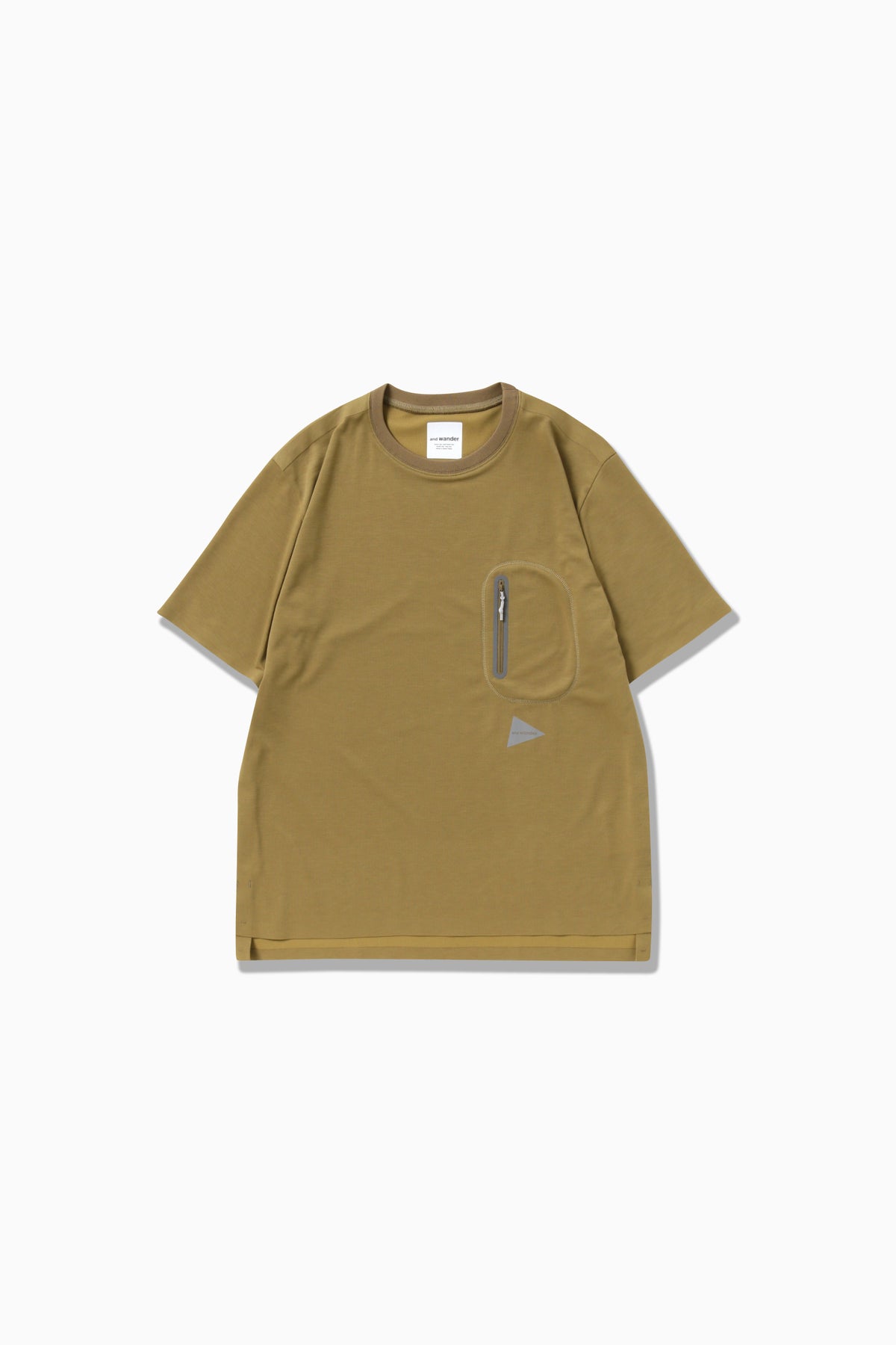 Seamless Short Sleeve Tee in Dark Beige