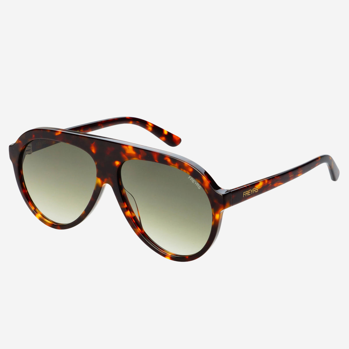 Maxwell Acetate Aviator Sunglasses in Tortoise