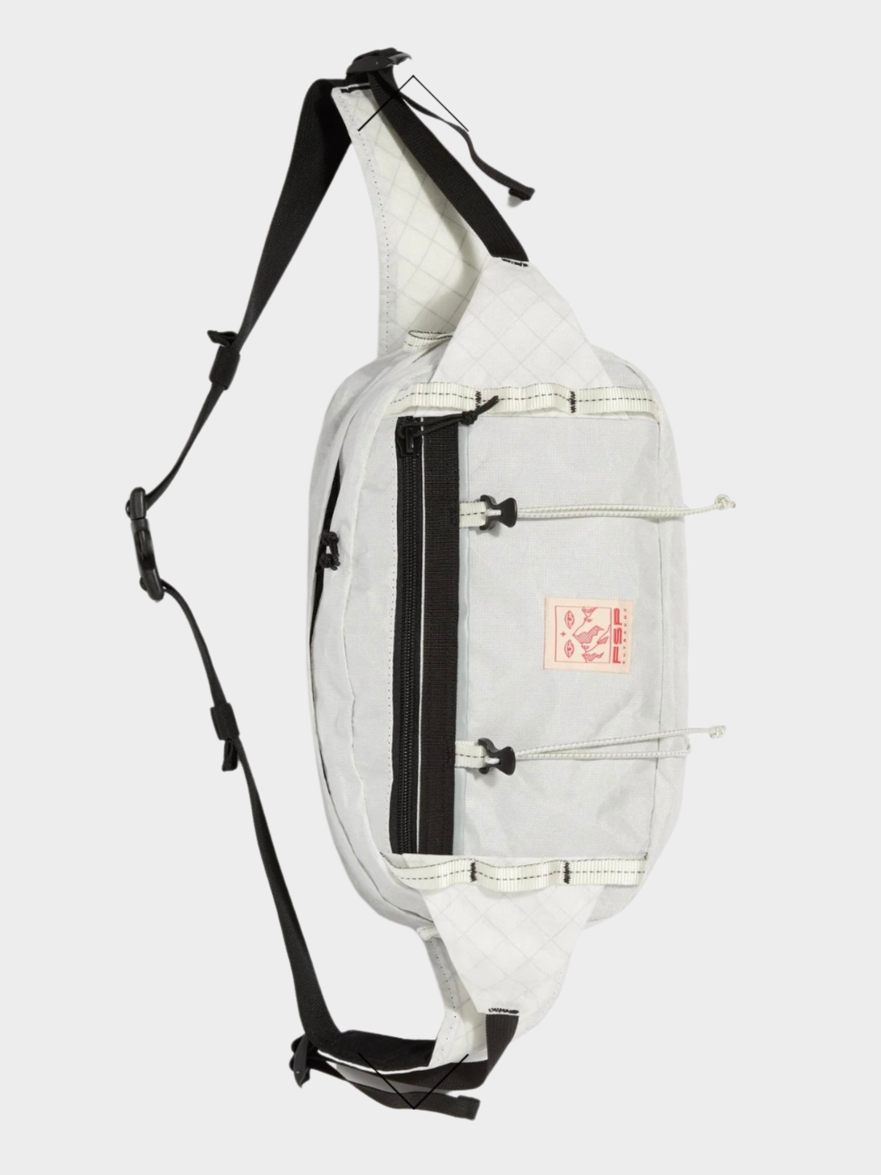 Lumbar Pack in White Dynema