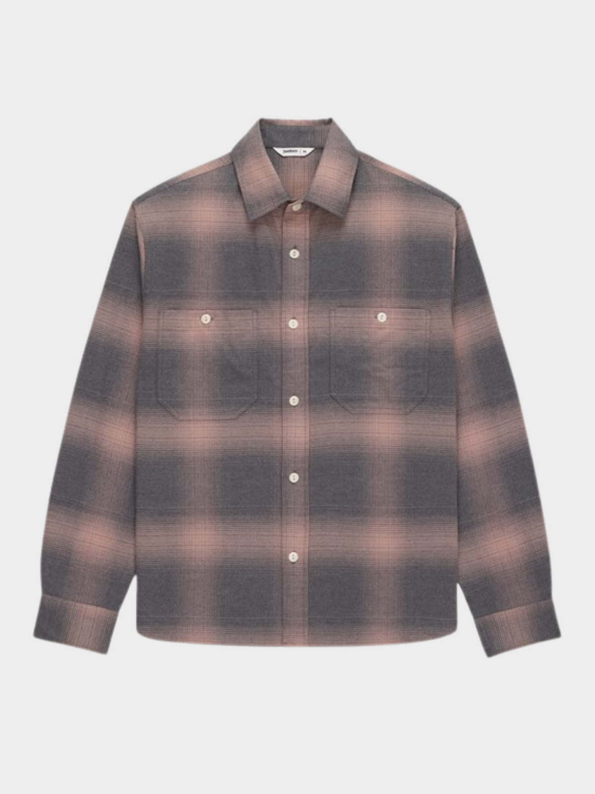 Utility Flannel in Mauve Ombre