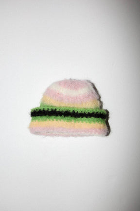 Striped Suri Beanie in Frog