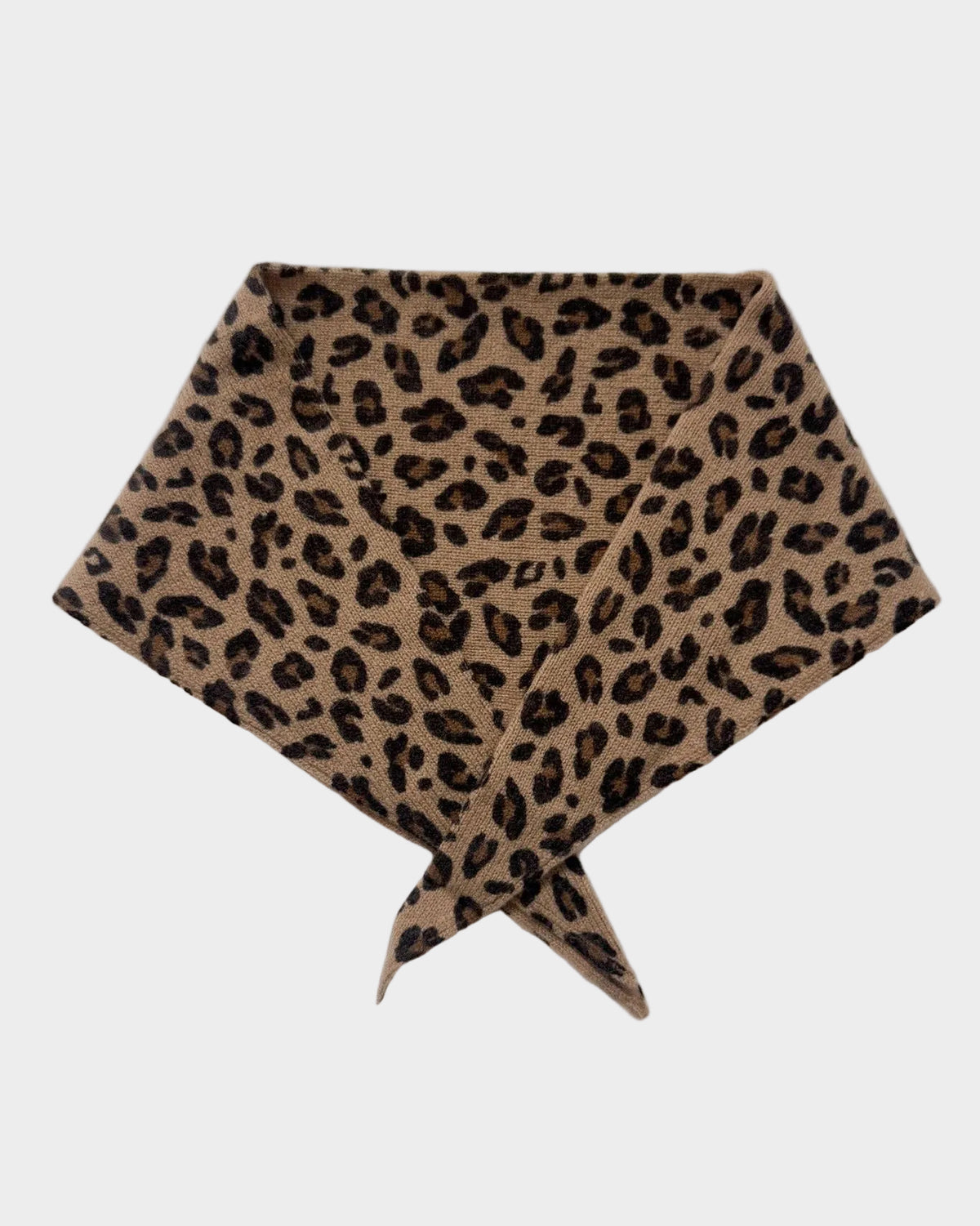 Cashmere Bandana in Leopard