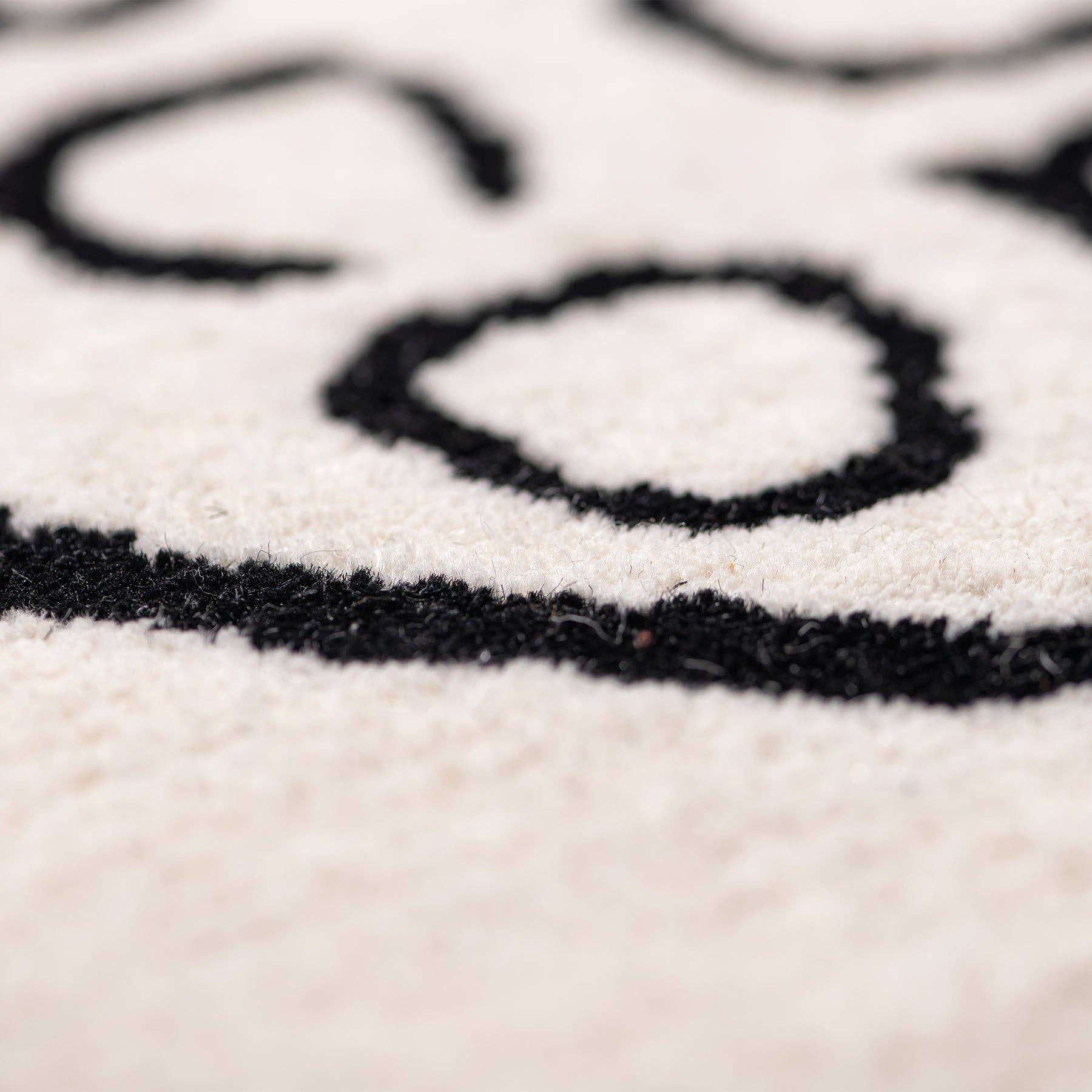 Tufted Mat / Puebco Logo in Ivory
