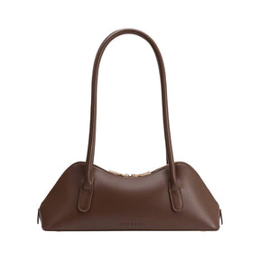 Dakota Chocolate Recycled Vegan Leather Shoulder Bag