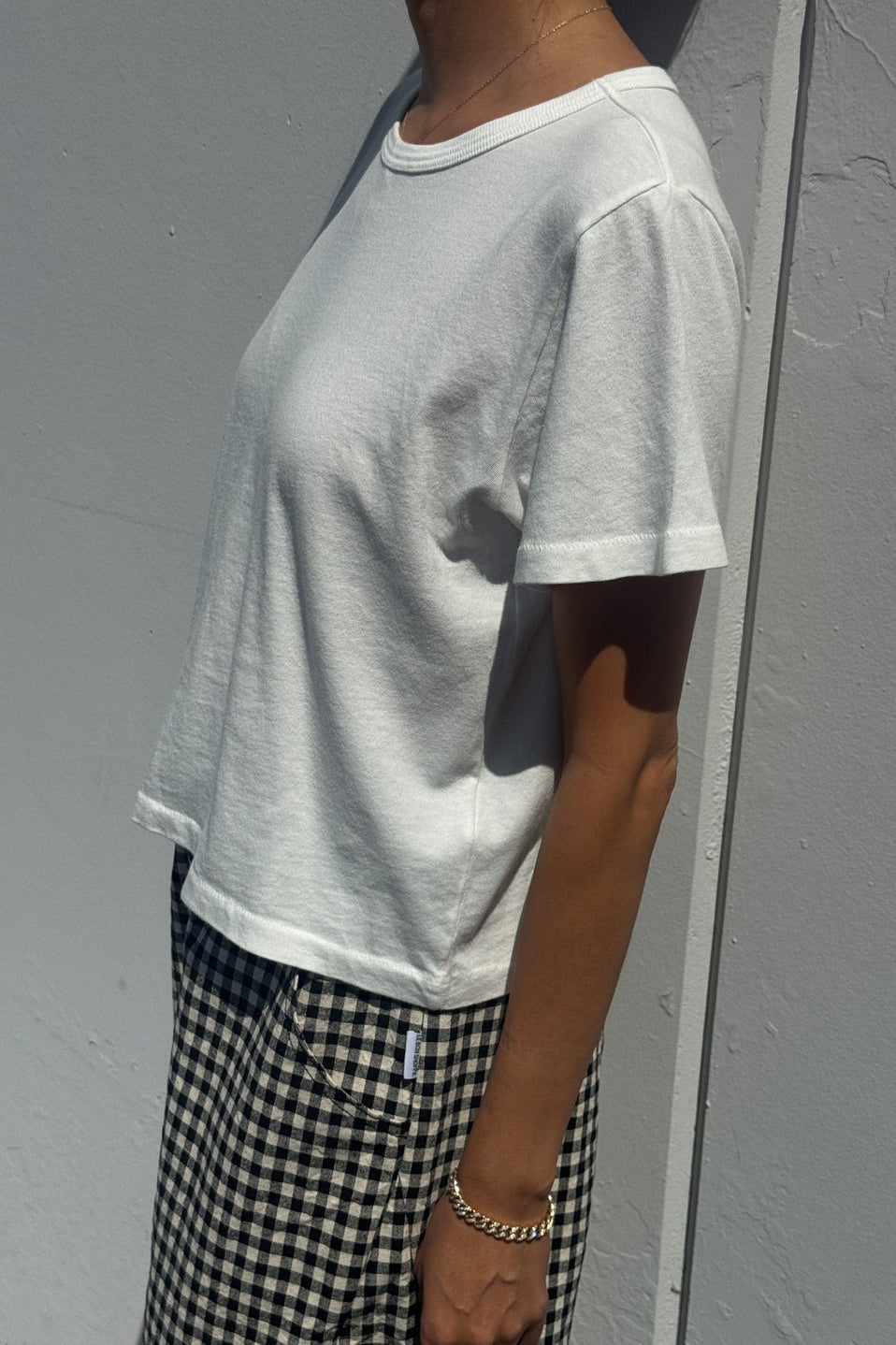 The Boy Tee in Vintage White