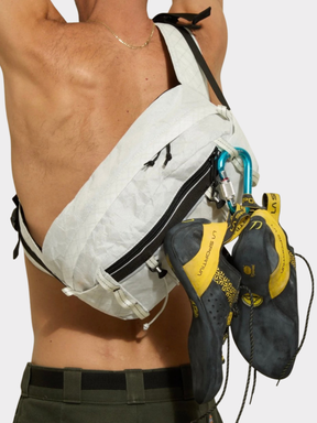 Lumbar Pack in White Dynema
