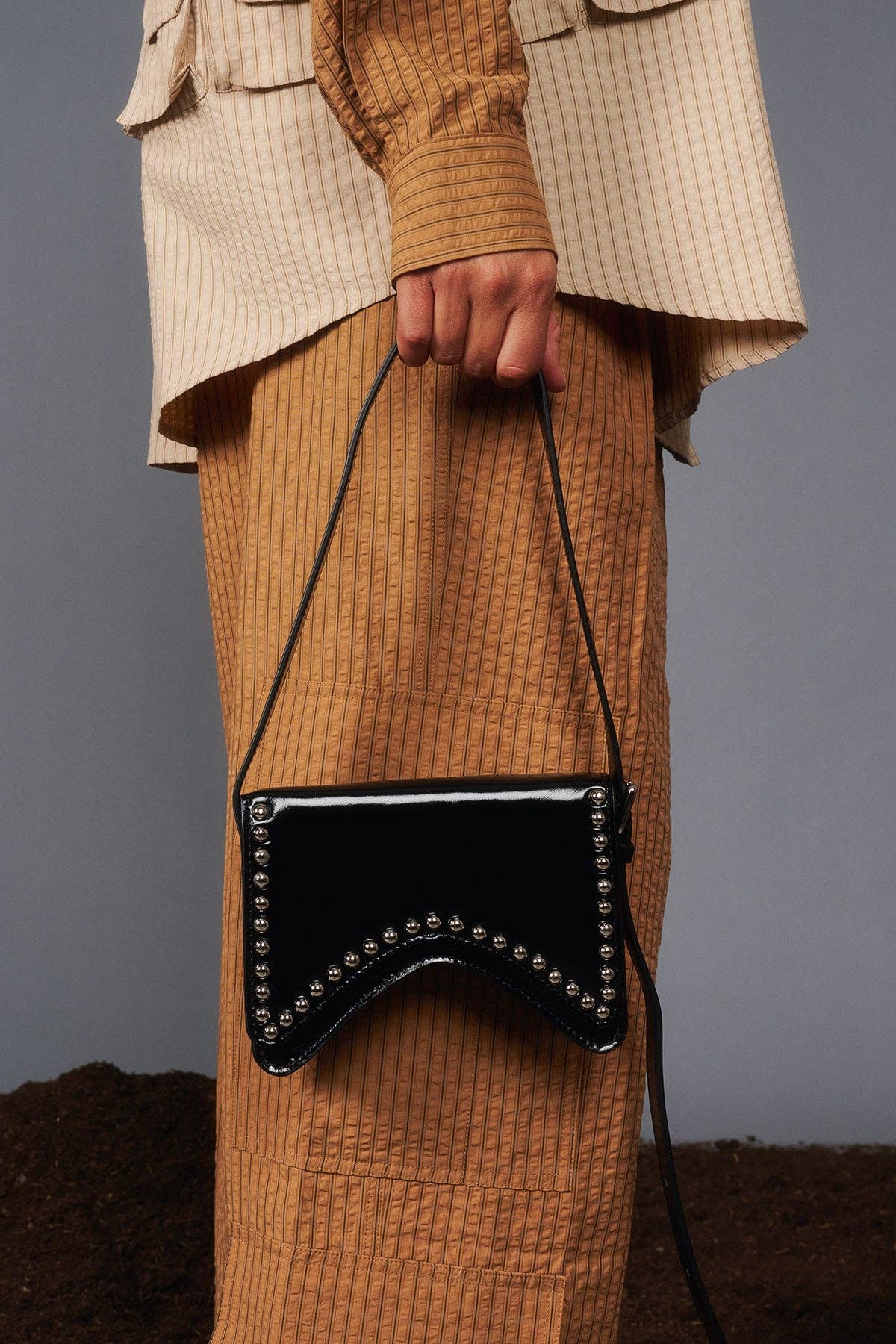 Mini Rivet Bag in Onyx