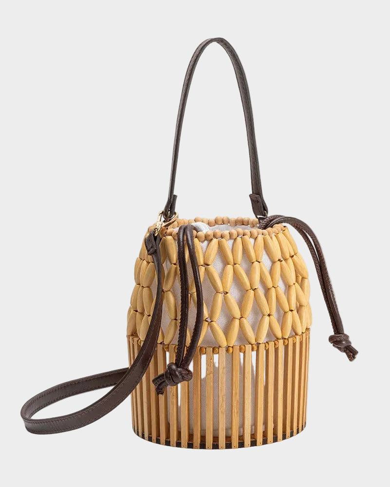 Naomi Natural Vegan Wooden Bamboo Top Handle