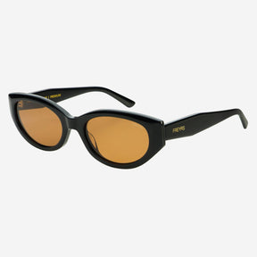 Ameli Acetate Cat-Eye Sunglasses in Black
