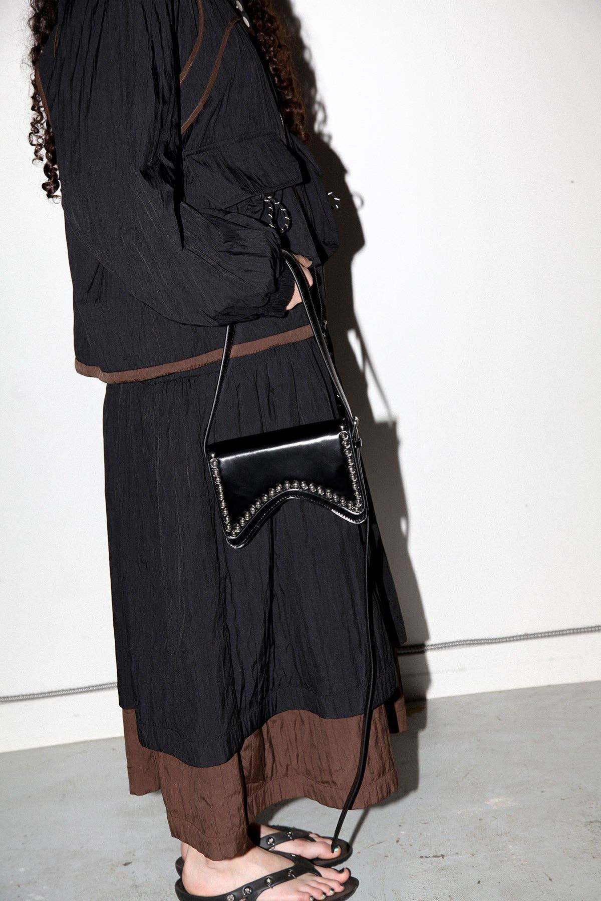 Mini Rivet Bag in Onyx