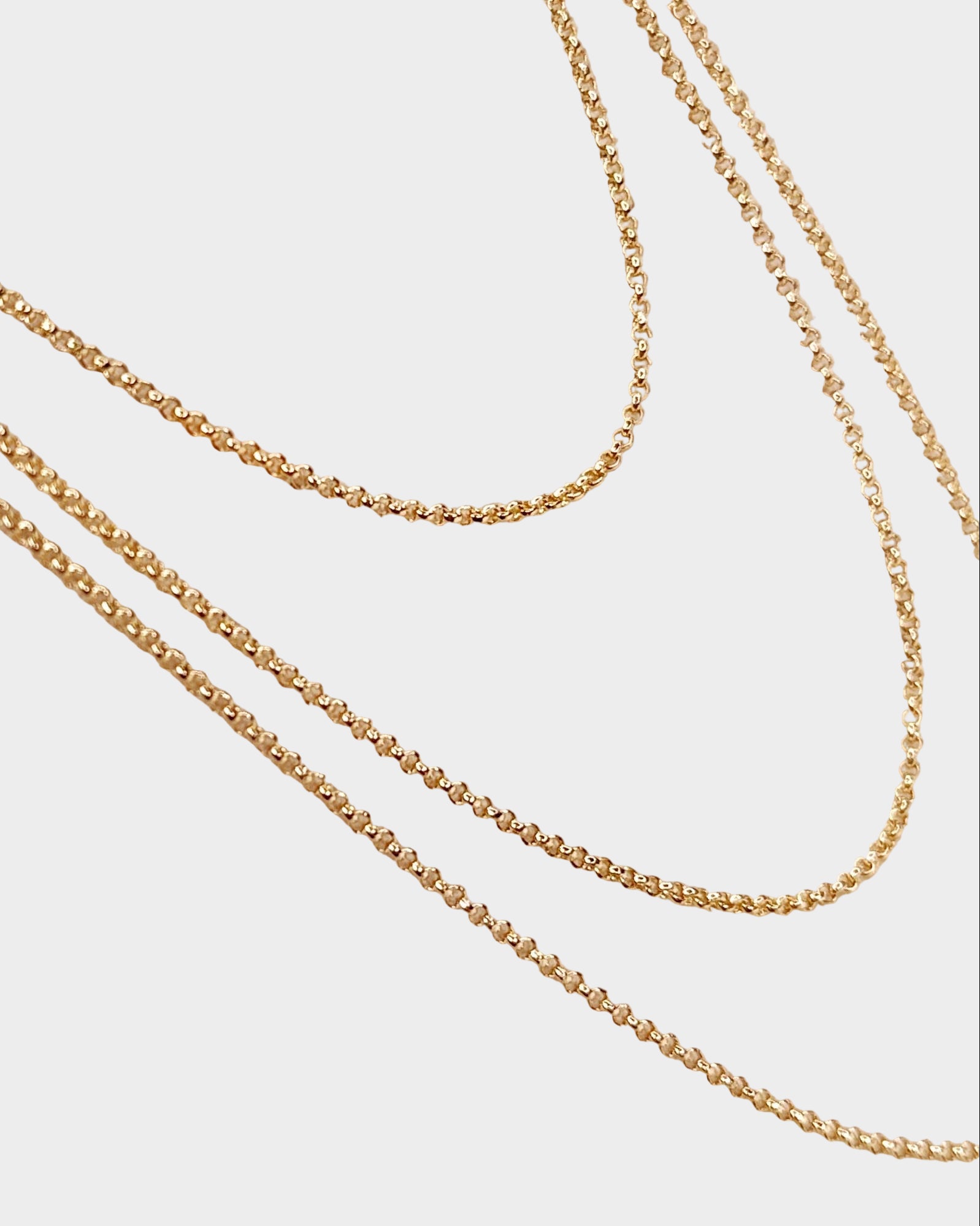 18k Gold Filled 1.5mm Rolo Chain