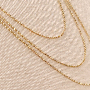 18k Gold Filled 1.5mm Rolo Chain