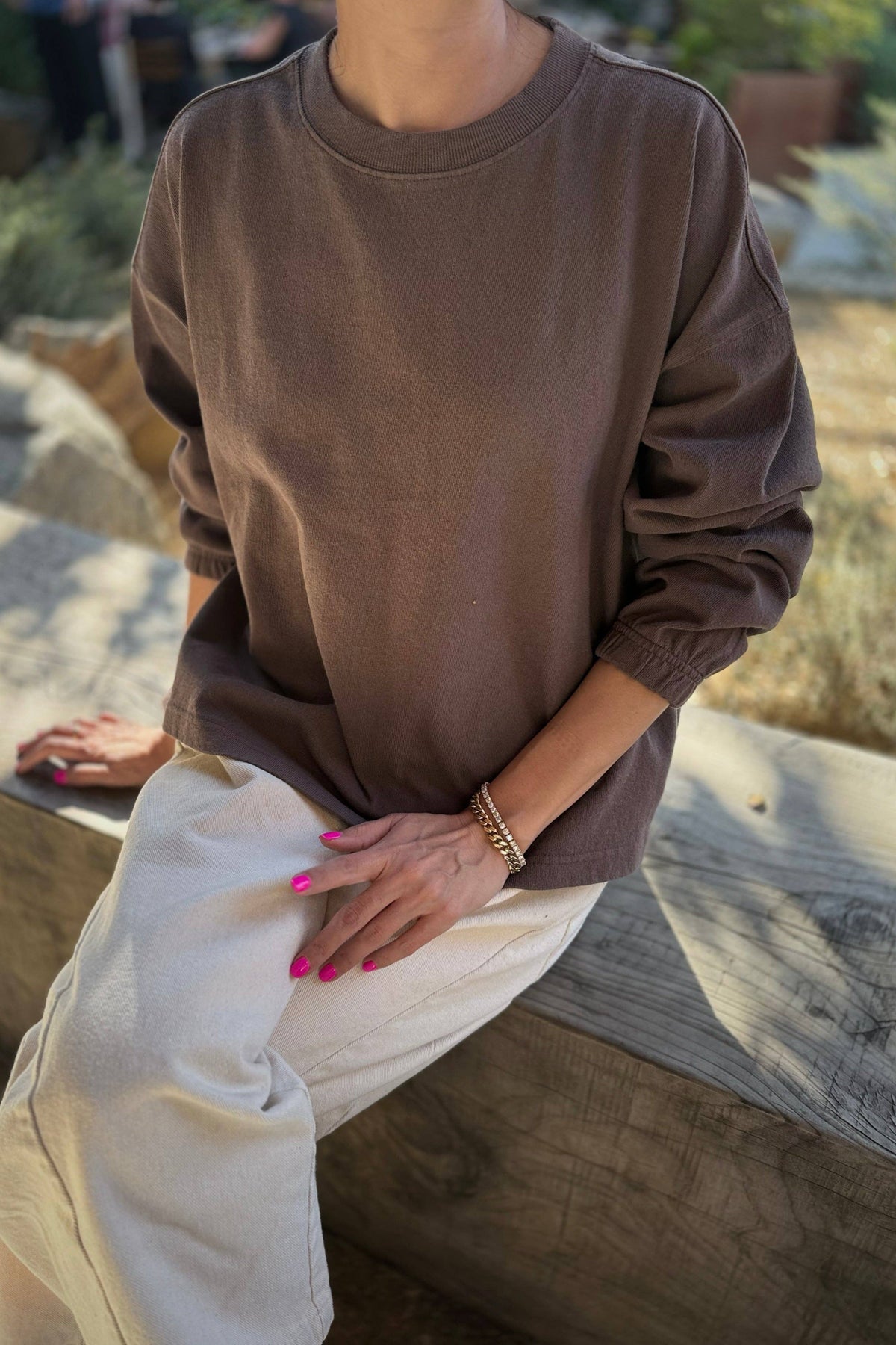 Naturelle Tee in Chocolate