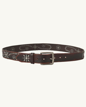 Studded Belt in Brown