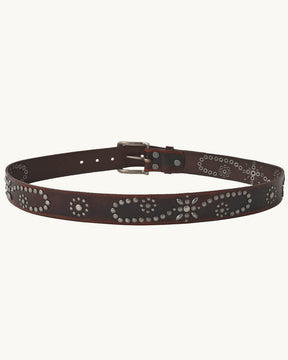 Studded Belt in Brown