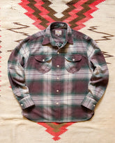 Washed Flannel Workshirt in Grizzly Shadow Plaid