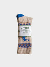Recycled Cotton Jacquard Socks in Bucking Bronc