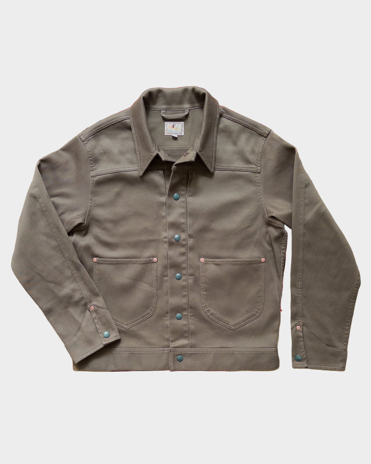 Bedford Cord Ranch Jacket in Faded Olive