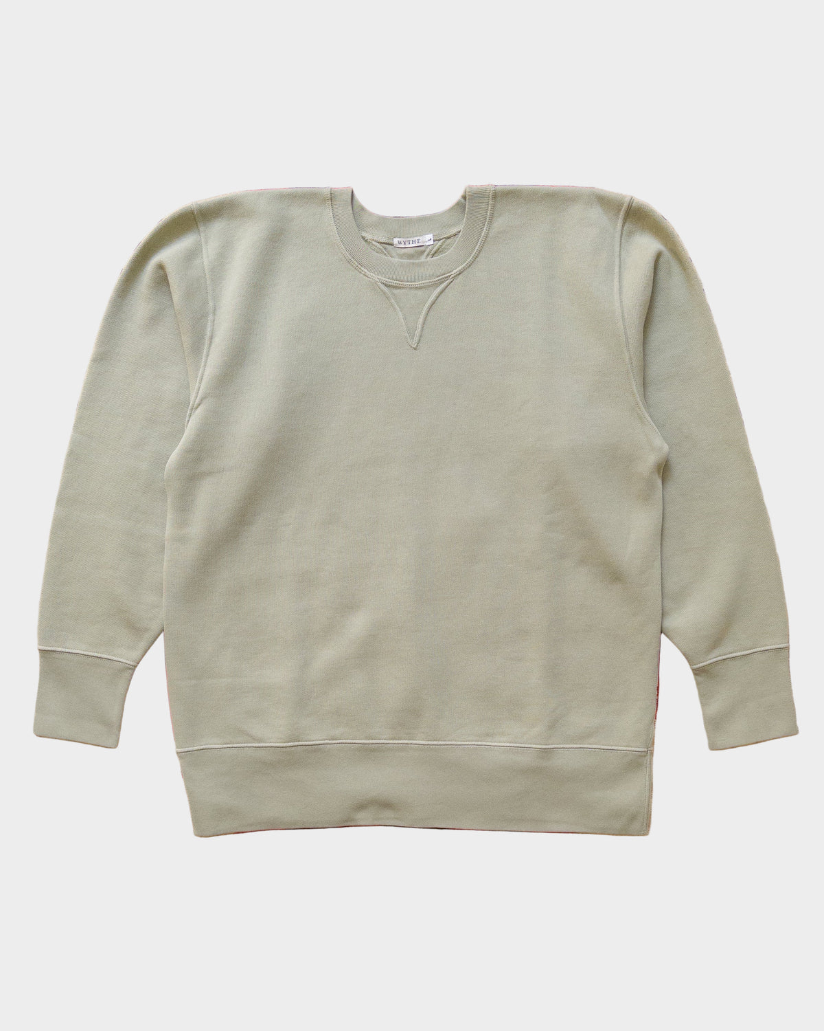 Crewneck Sweatshirt in Faded Olive