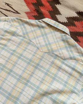 Oxford Cloth Pearlsnap Shirt in Sunflower Plaid