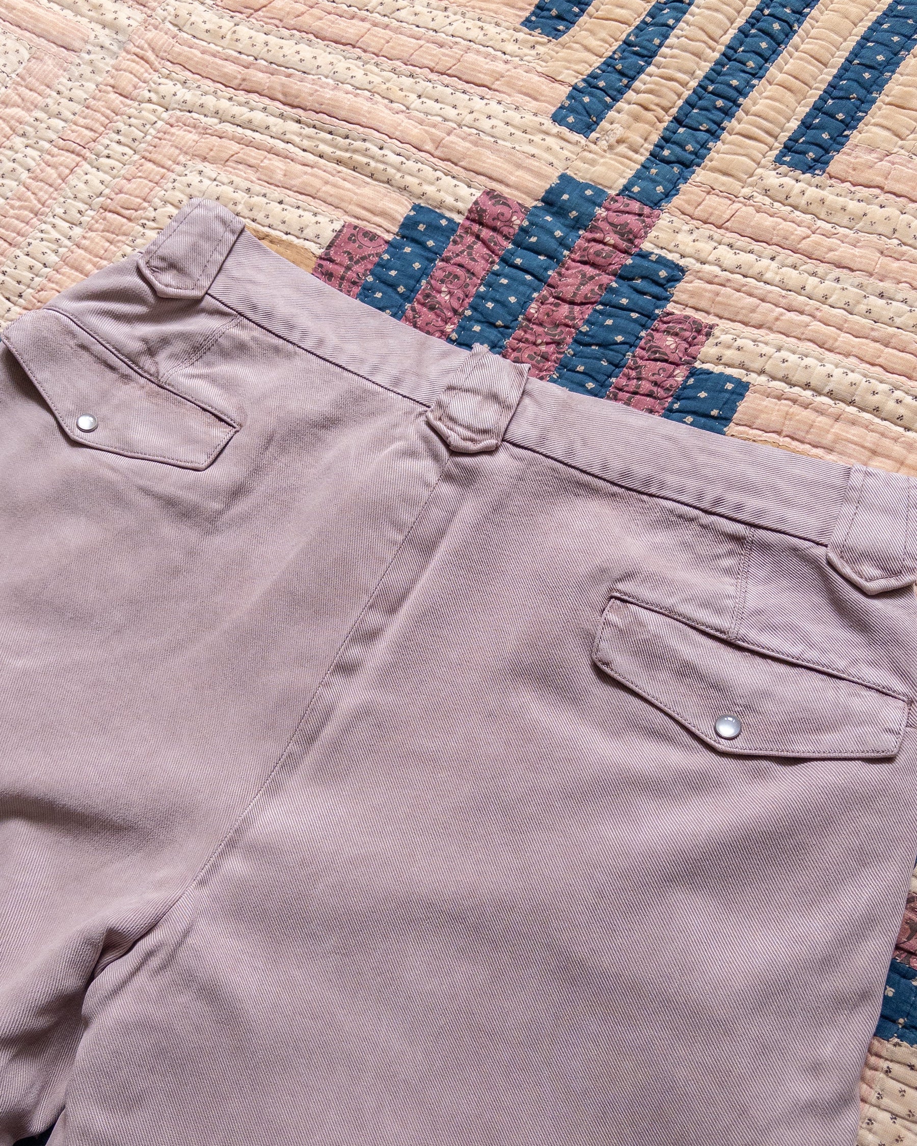 Tencel Gabardine Western Pant in Mauve
