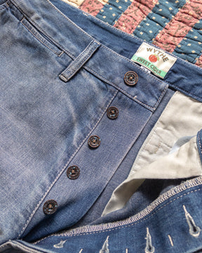 Denim Chino in Washed Indigo