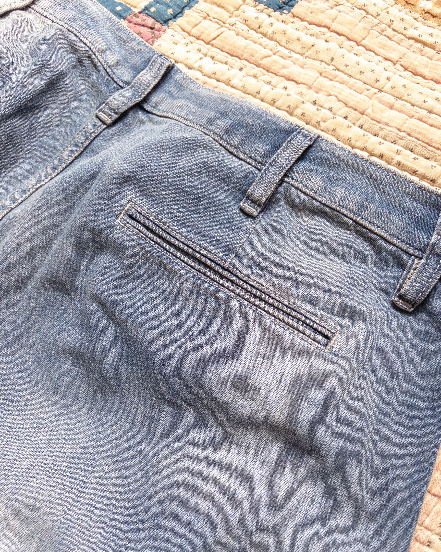 Denim Chino in Washed Indigo