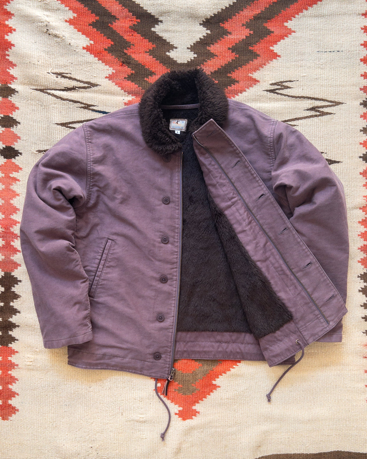 Deck Jacket in Dusty Purple