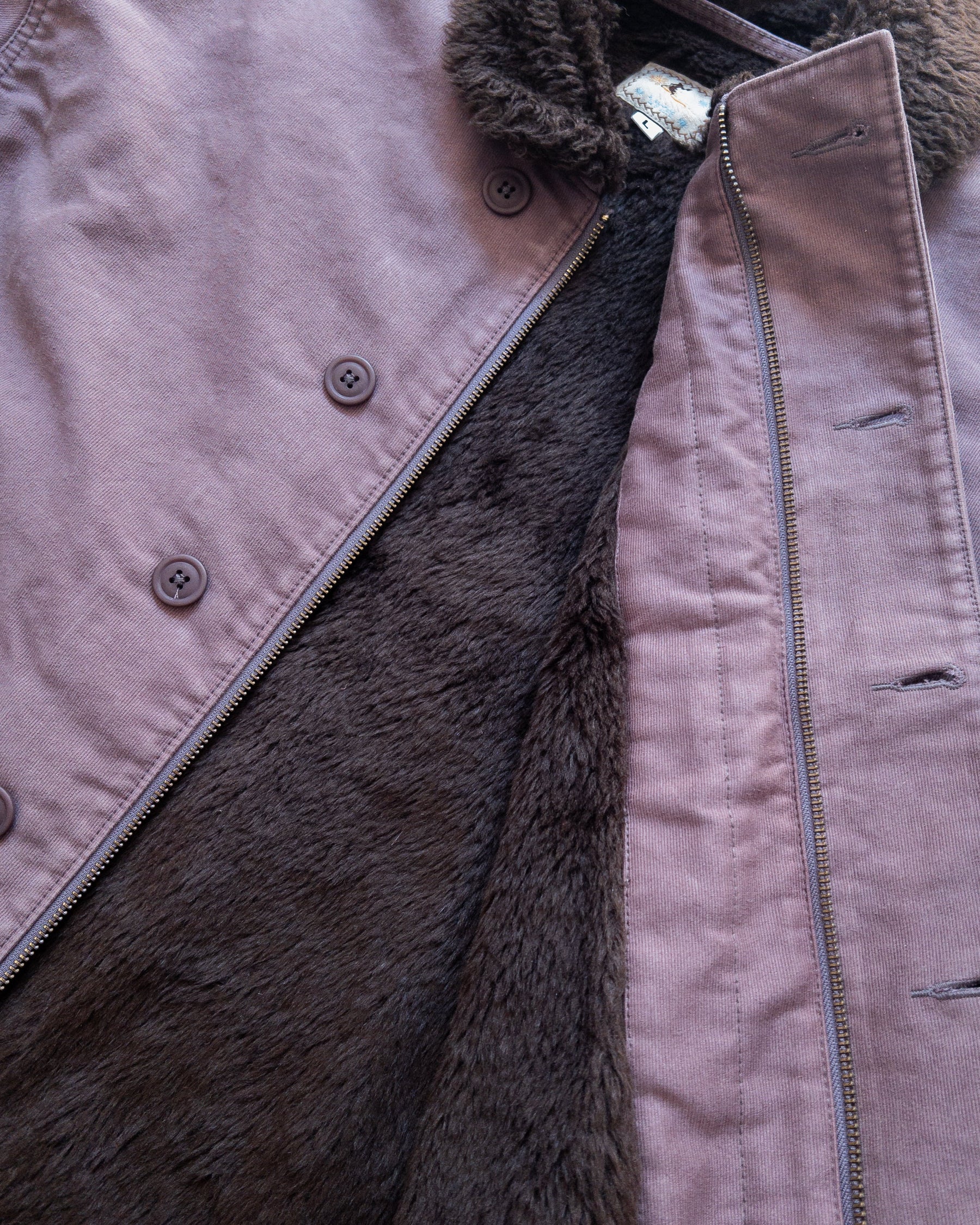 Deck Jacket in Dusty Purple