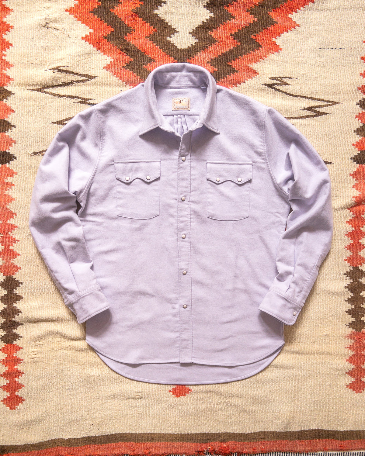 Moleskin Pearlsnap Shirt in Alpenglow