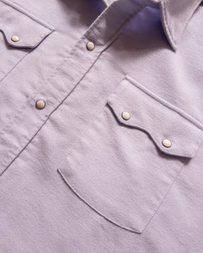 Moleskin Pearlsnap Shirt in Alpenglow