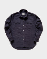 Moleskin Pearlsnap Shirt in Night Sky