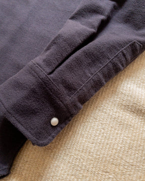 Moleskin Pearlsnap Shirt in Night Sky