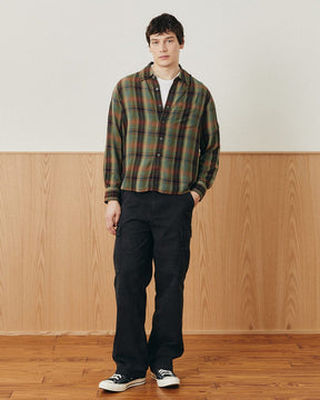 Homestead LS in Army Plaid