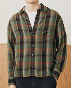 Homestead LS in Army Plaid