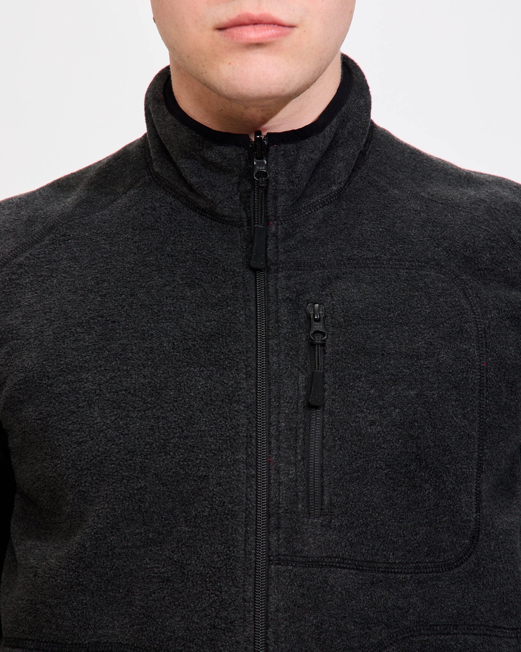 Reversible Vest in Anthracite/Rio Red