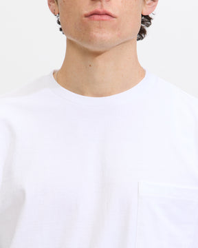 Beams Plus 2 Pack Pocket Tee in White Homme Essentials 