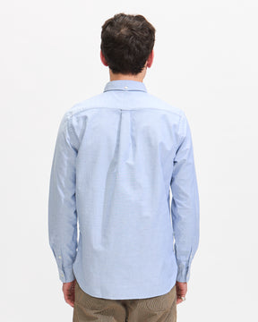 Beams Plus B.D. Oxford in Blue Homme Essentials 
