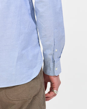 Beams Plus B.D. Oxford in Blue Homme Essentials 