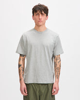 Beams Plus Crew Neck Tee in Grey Homme Essentials 