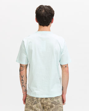 Beams Plus Crew Neck Tee in Sax Homme Essentials 