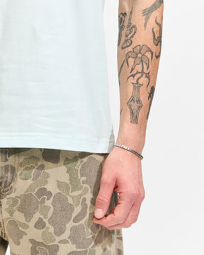 Beams Plus Crew Neck Tee in Sax Homme Essentials 