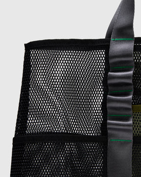 Brain Dead Equipment Mesh Tote in Black Multi Homme Essentials 