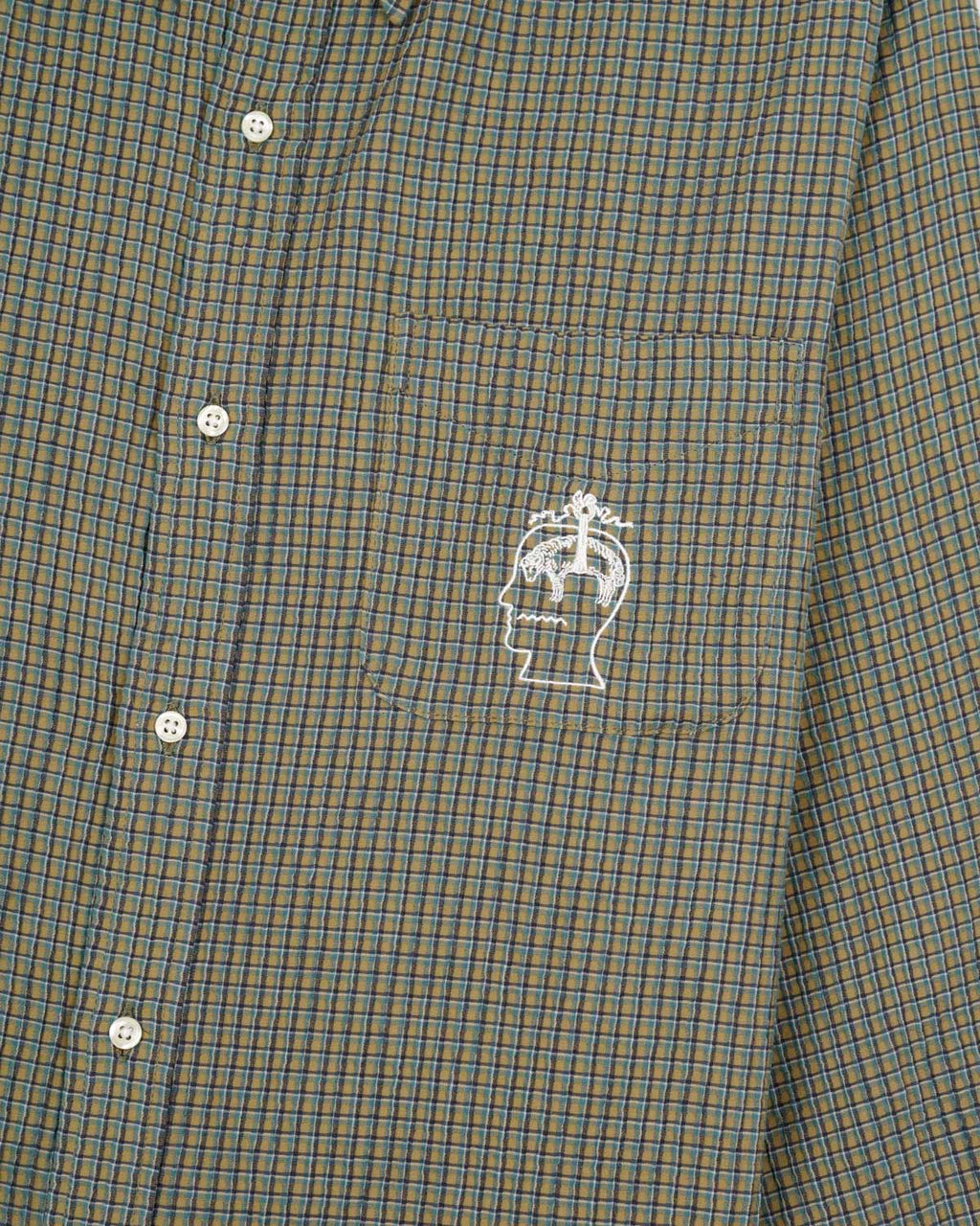 Brooks Brothers California Check Oxford Button Up Shirt in Green