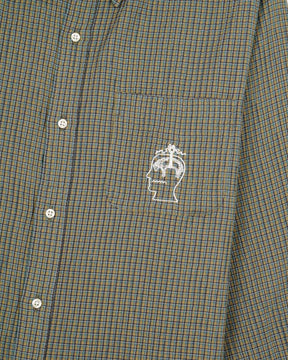 Brooks Brothers California Check Oxford Button Up Shirt in Green