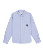 Brooks Brothers California Selvedge Oxford Button Up in Blue