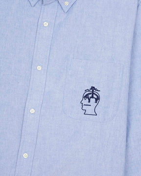 Brooks Brothers California Selvedge Oxford Button Up in Blue